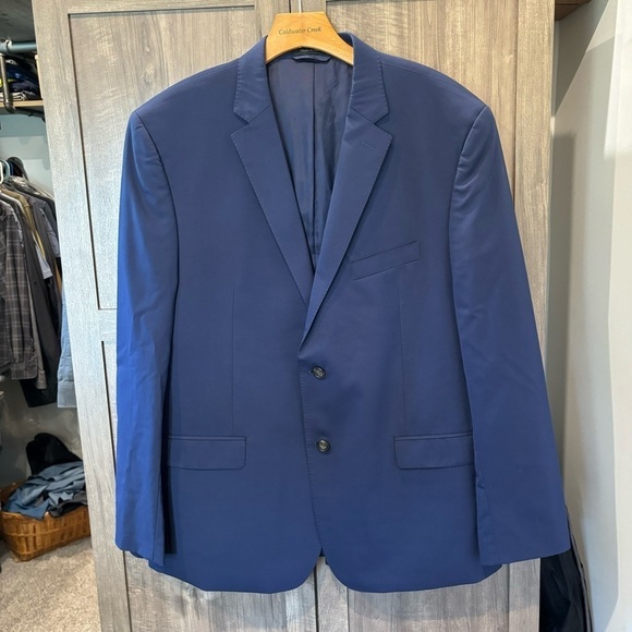 Ralph‎ Lauren 48R Black Label Wool Blazer Navy Blue - Picture 1 of 11